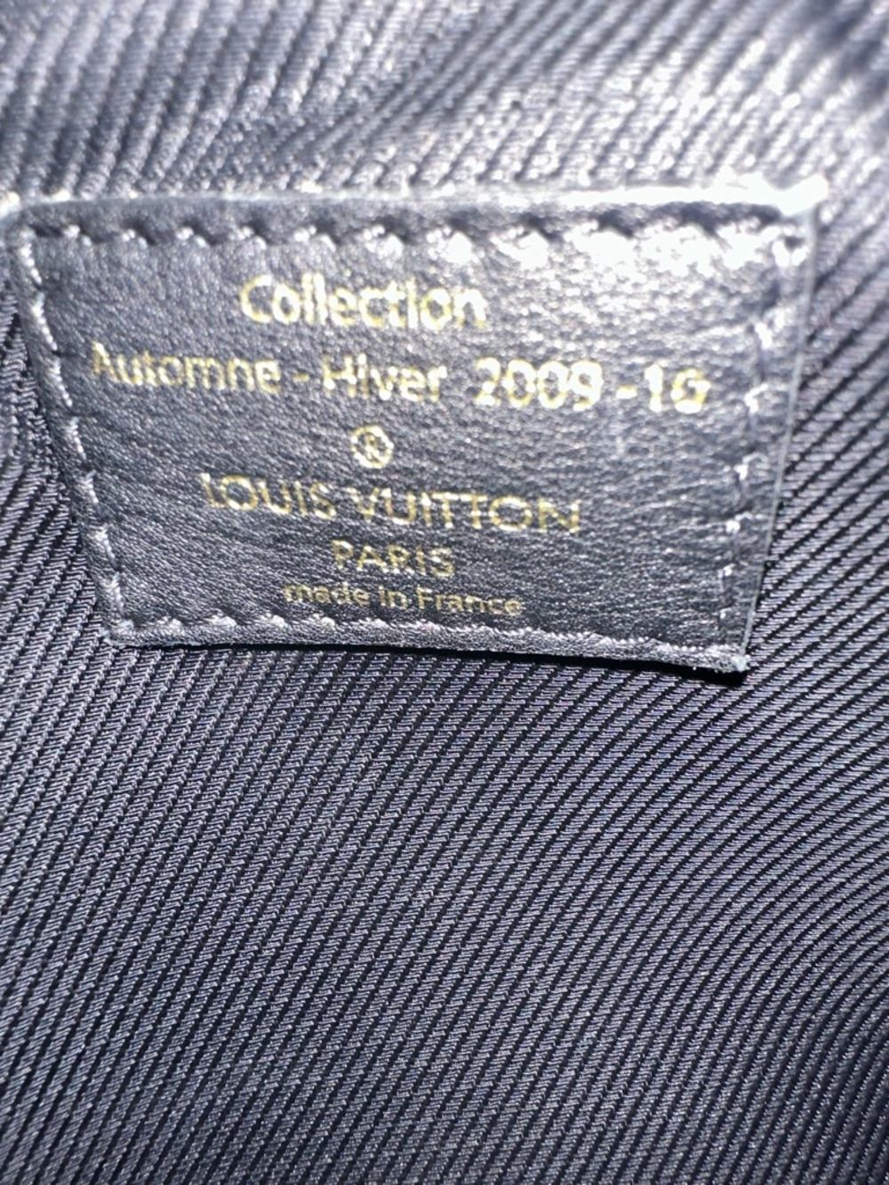 Louis Vuitton Black Embossed Monogram Satchel with Gold Stud Accents - Picture 3 of 9